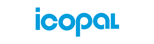 Icopal logotyp.
